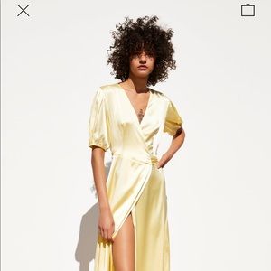 Zara Dresses - Hello Satin Dress Zara Dresses - Hello Satin Dress